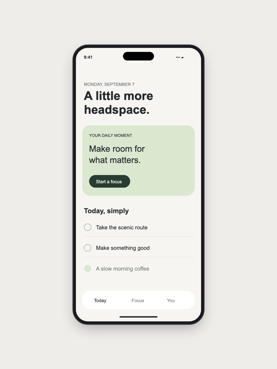 A mobile web page shown in a black iPhone frame on a light background